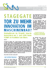 StageGate – Tor zu mehr Innovation im Maschinenbau?