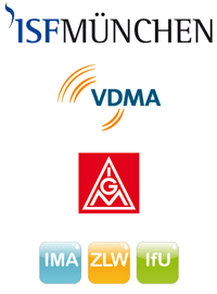 Projektpartner Smarte Innovation: ISF München, IMA ZLW IfU, VDMA, IG Metall